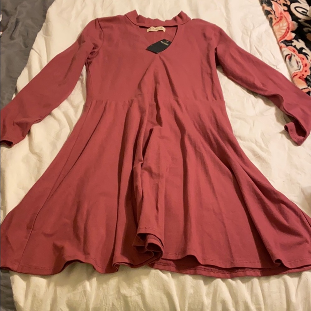 Dusty rose dress